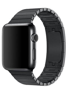 Replacement Stainless Steel Band With Screen Protector For Apple Watch Series 3/4/5 Black - v1554912055/N23125041A_1