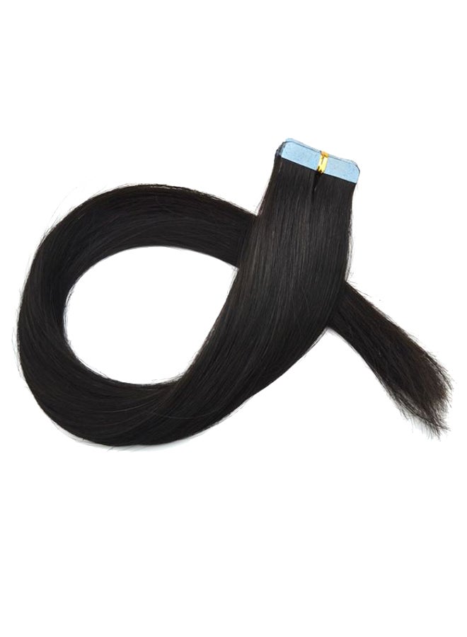 إستيل وصلة شعر بجل من الجانبين أسود 19.6بوصة