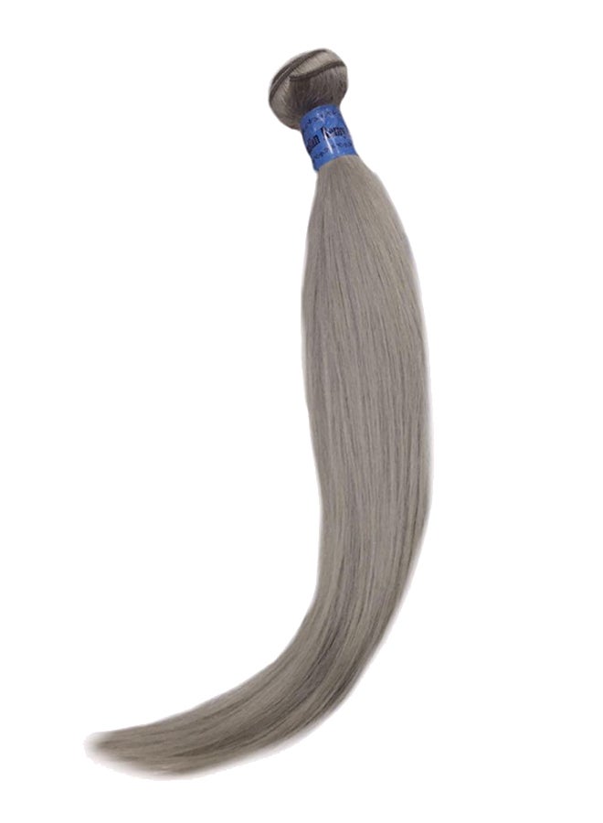 إستيل وصلة شعر طبيعي رمادي 26بوصة - Image 1