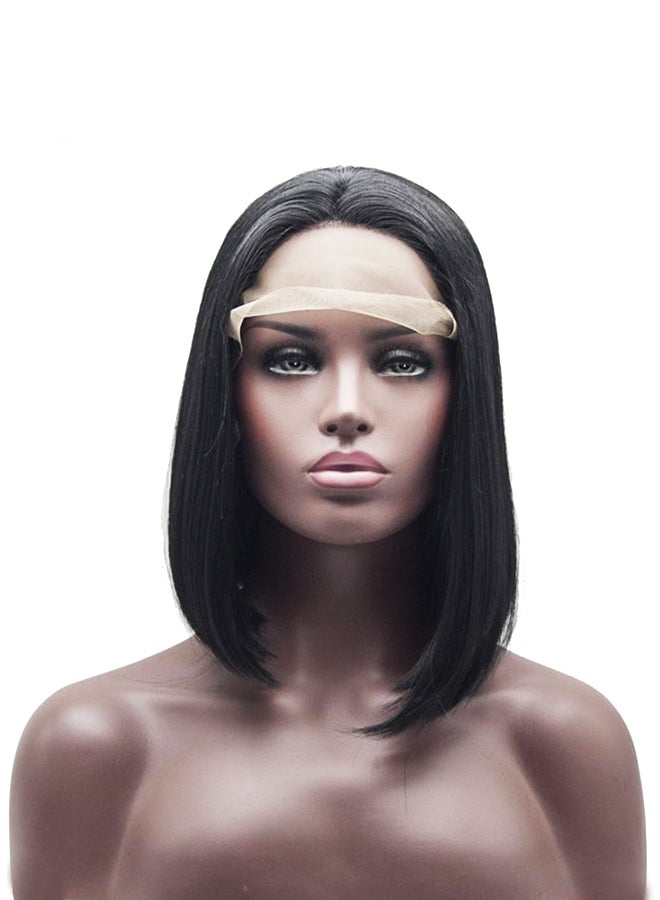 إستيل شعر مستعار متوسط الطول أسود - Image 1