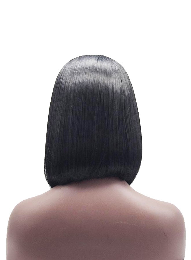 إستيل شعر مستعار متوسط الطول أسود - Image 2