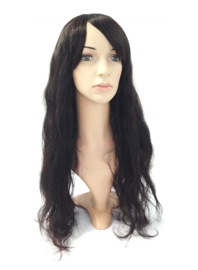 إستيل شعر مستعار طبيعي كامل أسود - Image 1