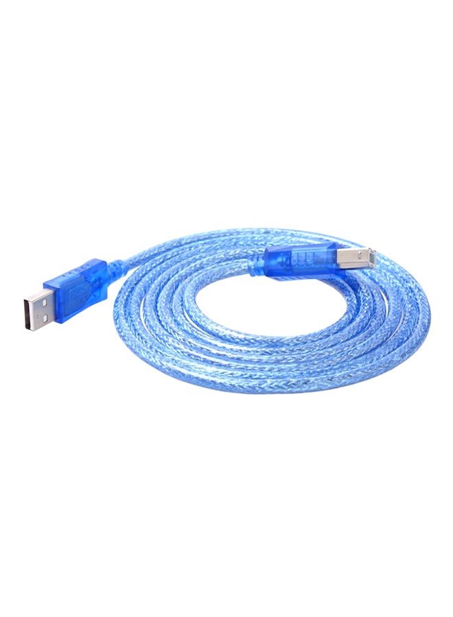 USB 2.0 A Male To B Male Printer Cable Blue - v1554917511/N23087516A_1