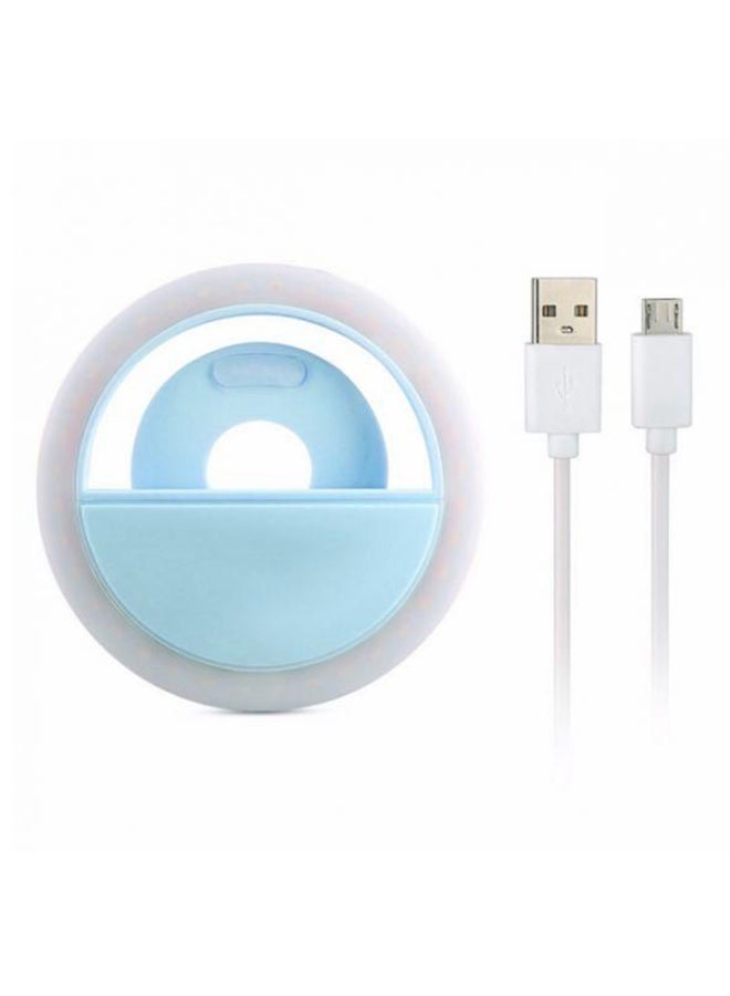 Generic Rechargeable Selfie Light Ring Blue  - Image 2