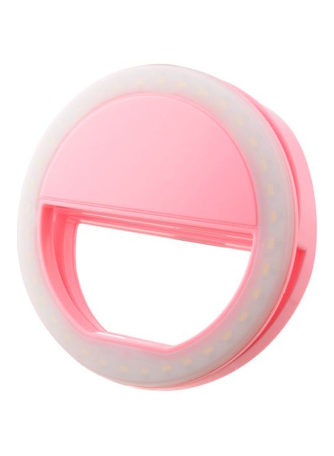 Generic Clip-On Selfie Ring Light Pink  - Image 2