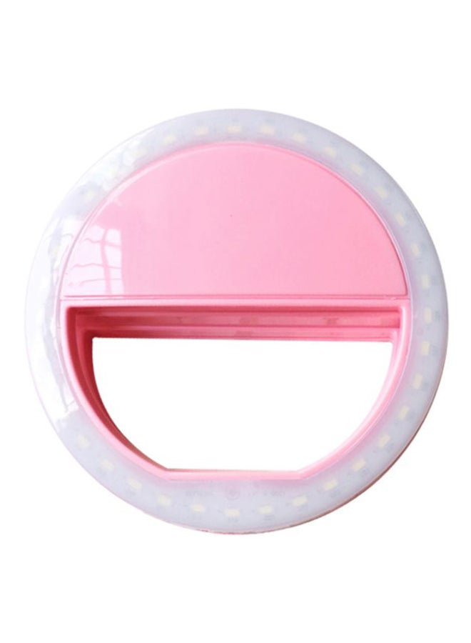 Generic Clip-On Selfie Ring Light Pink  - Image 3