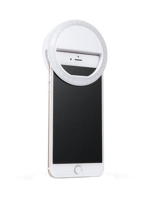 Led Selfie Ring Light Clip On For Enhancing Multicolour