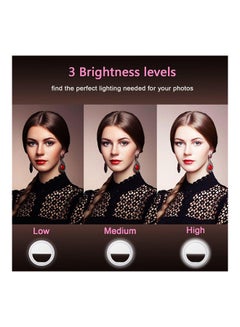 Generic Led Selfie Ring Light Clip On For Enhancing Multicolour  - Image 4