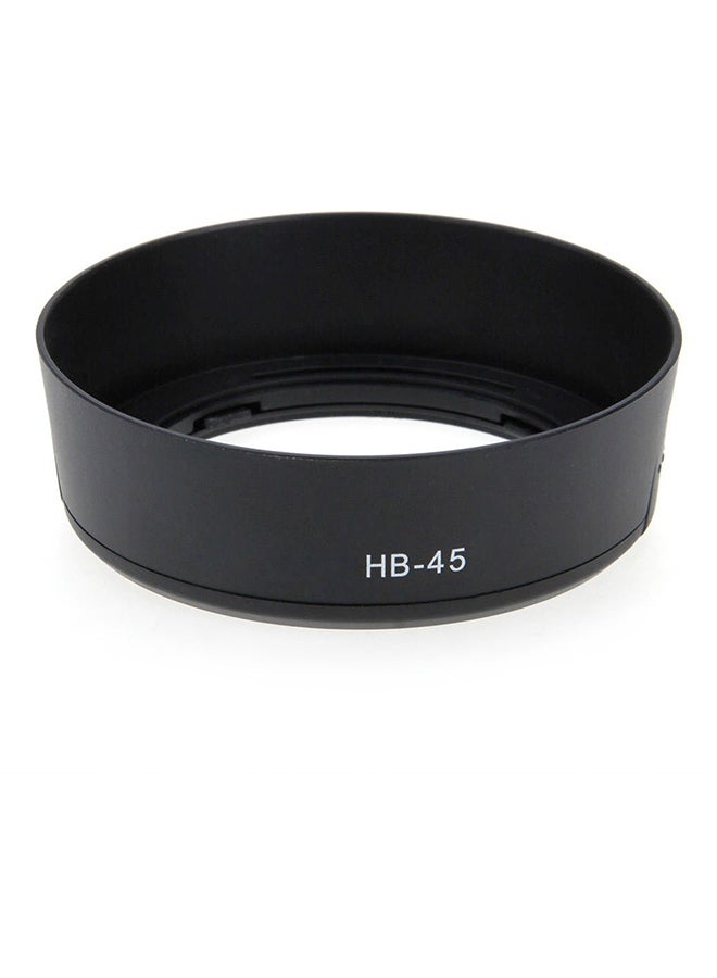 HB-45 Lens Hood Camera For Nikon Black 