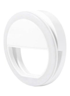 Generic Led Flash Light Up Selfie Luminous Phone Ring White  - Image 2