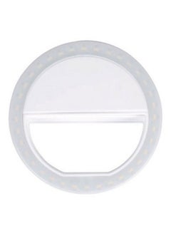 Generic Led Flash Light Up Selfie Luminous Phone Ring White  - Image 3