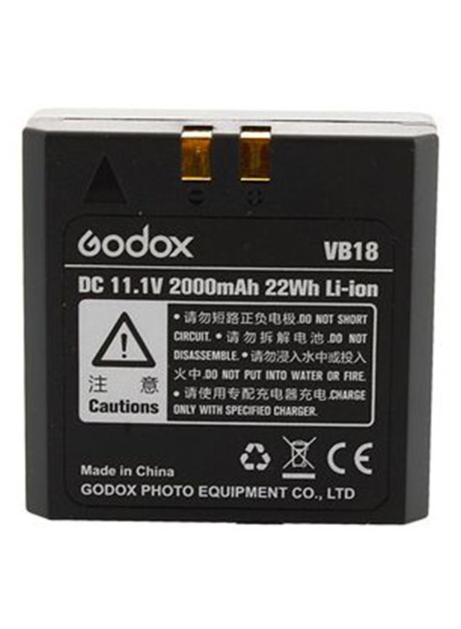 جودوكس بطارية ليثيوم آيون طراز Vb-18 لفلاش جودوكس سبيد لايت - Image 3