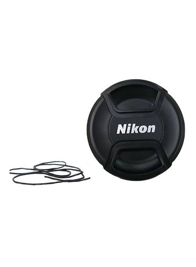 Generic LC-55 Front Centre Pinch Lens Cap Black 