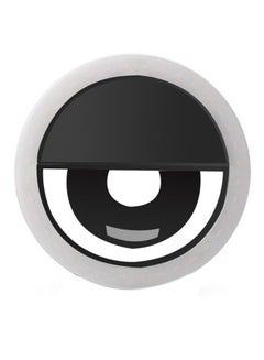 Generic Smartphone LED Ring Selfie Light Black/White  - Image 1