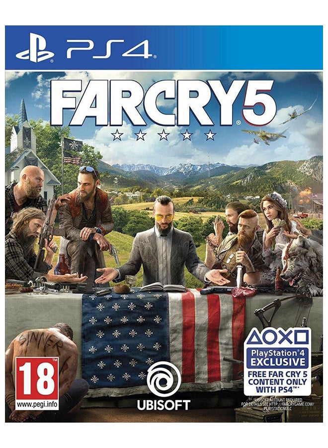 أوبيسوفت لعبة فيديو Farcry 5 - (إصدار عالمي) - الأكشن والتصويب - بلاي ستيشن 4 (PS4)  - Image 1