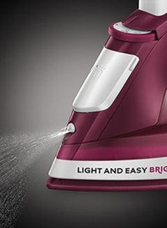 Russell Hobbs Steam Iron - 2400W, Quick Heat, Ceramic Soleplate, Auto-Off, Continuous & Vertical Steam 240 ml 2400 W 24820GCC Mulberry  - Image 2