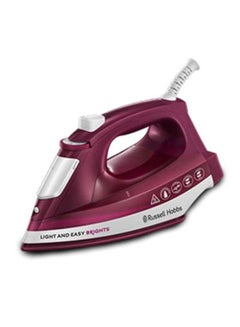 Russell Hobbs Steam Iron - 2400W, Quick Heat, Ceramic Soleplate, Auto-Off, Continuous & Vertical Steam 240 ml 2400 W 24820GCC Mulberry  - Image 1