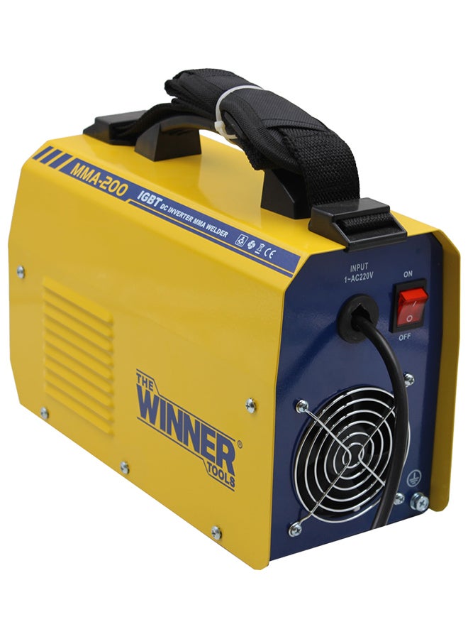 وينر آلة اللحام العاكس الإلكترونية القوسية المحمولة أصفر/أزرق - Image 2