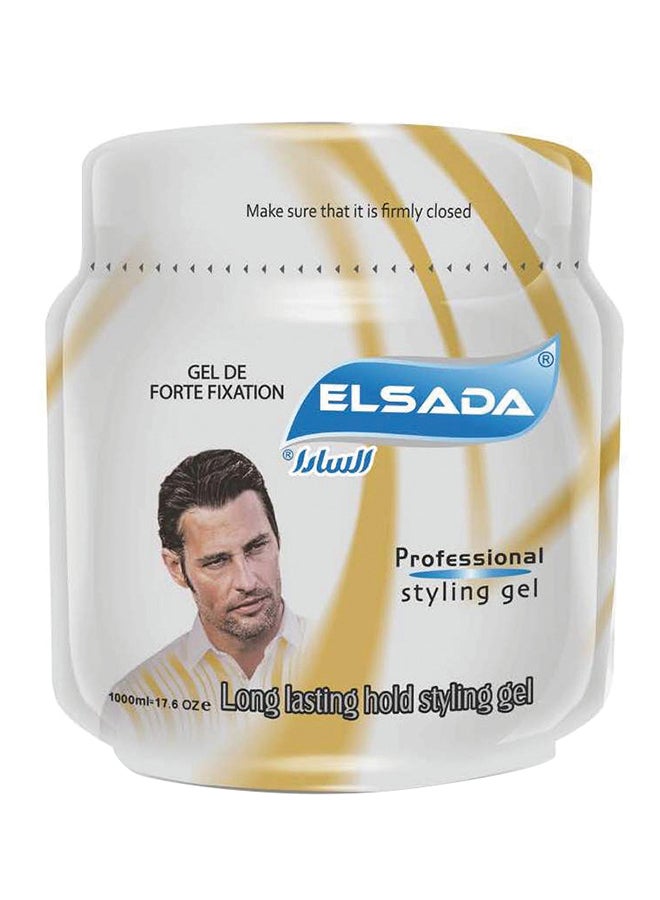 Elsada - Professional Hair Styling Gel Yellow yellow 1000ml - Image 1