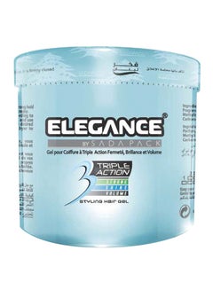 Elegance Triple Action Styling Hair Gel Clear 1000ml 