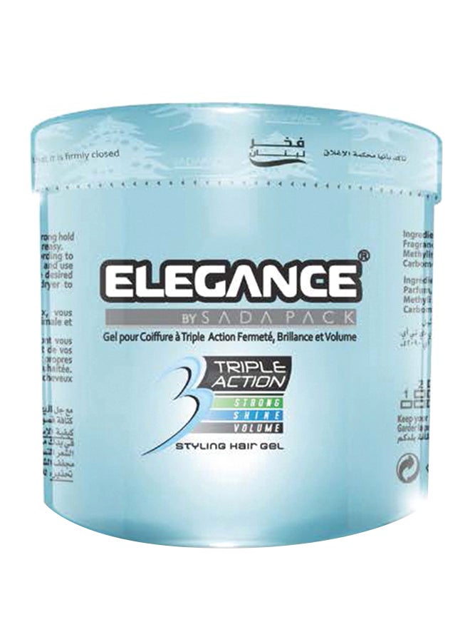 Elegance Triple Action Styling Hair Gel Clear 1000ml