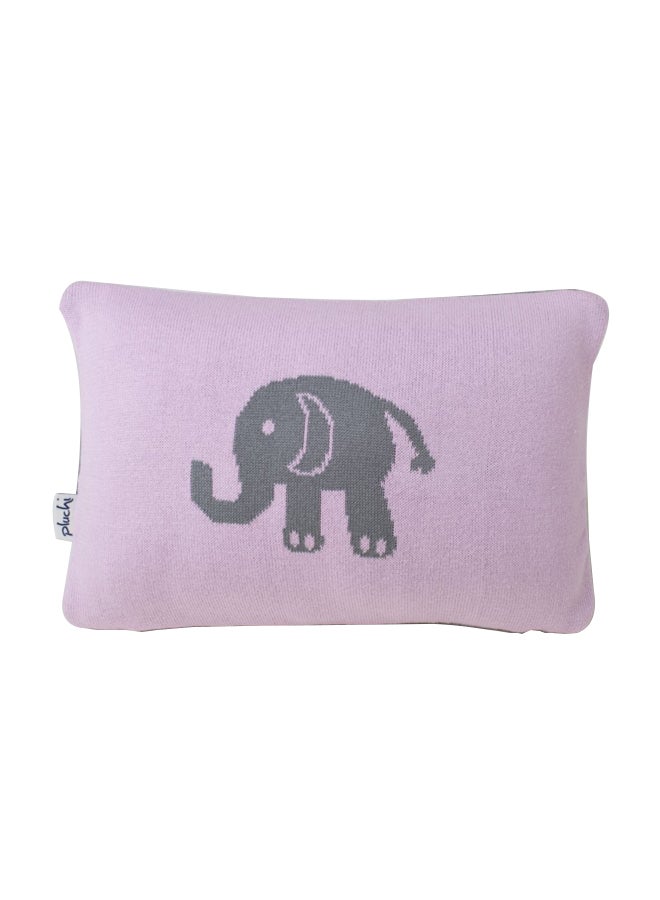 Pluchi Elephant Knitted Pillow Cover - Image 1