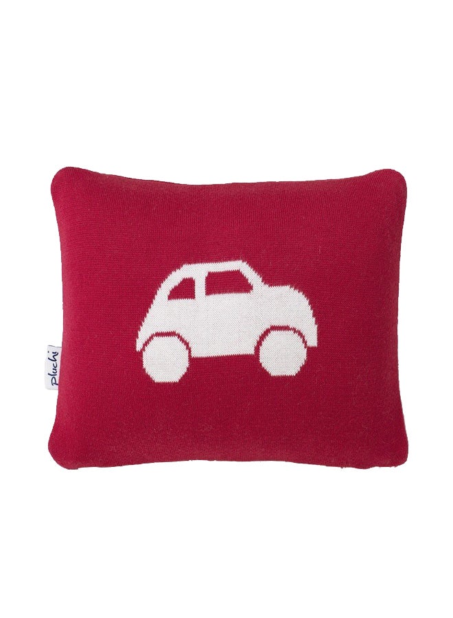 Pluchi Car Knitted Pillow Cover  - Image 1