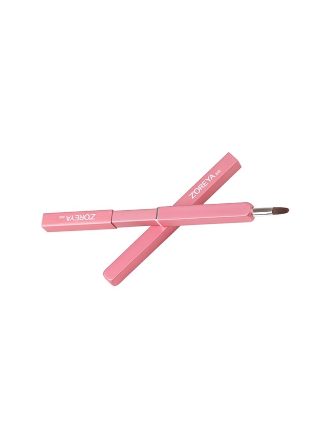 Zoreya - Portable Lipbrush 243 Pink/Black - Image 1