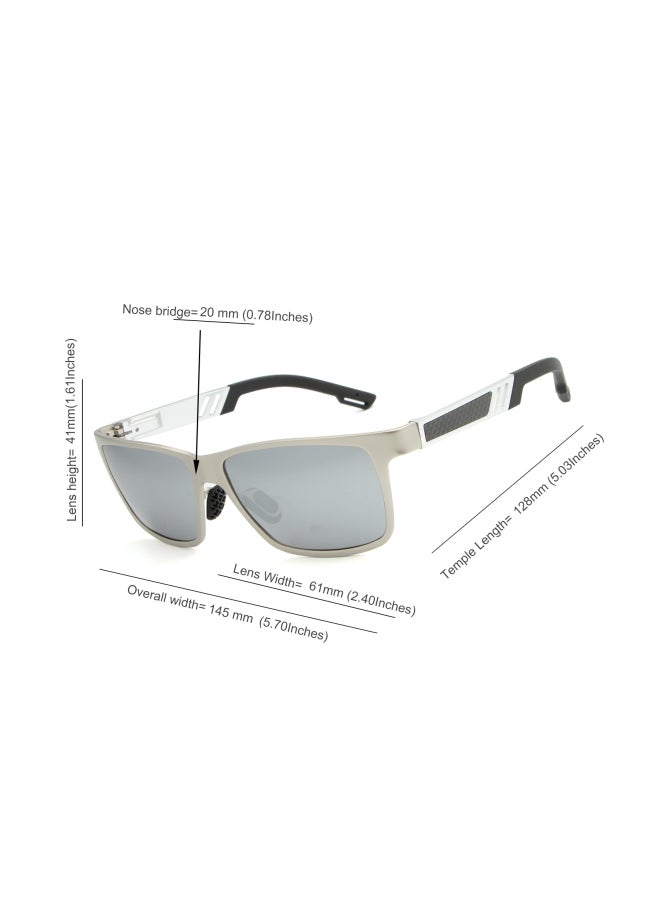 Sharpdo Polarized Rectangular Sports Sunglasses - Image 5
