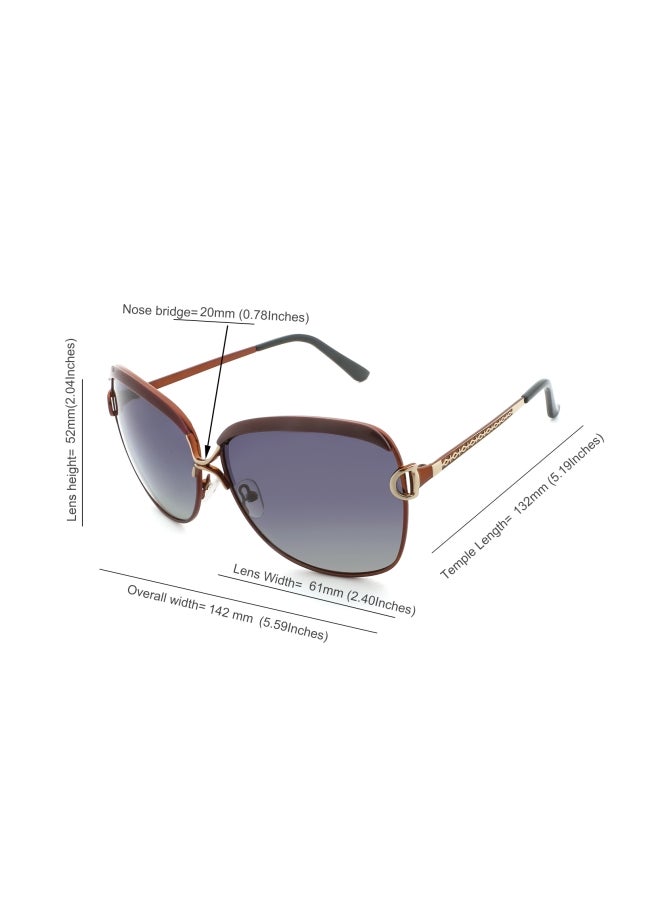 Sharpdo Polarized Oversized Sunglasses - Lens Size: 52 mm - Image 4