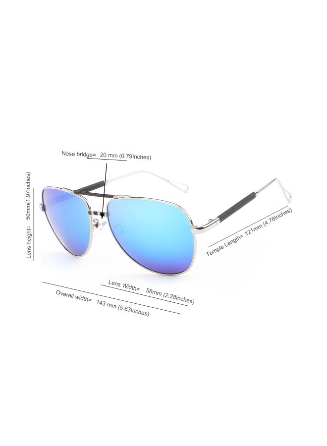 Sharpdo UV Protected Aviator Driving Sunglasses - Lens Size: 58 mm - Image 5
