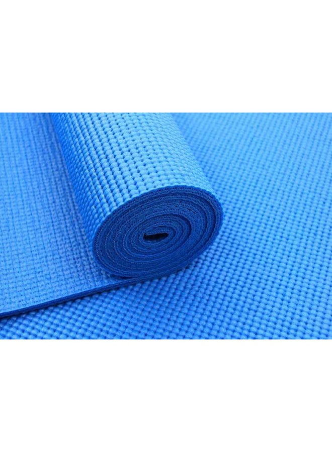 Generic Tasheng Sports Yoga Mat PVC 4mm Blue 