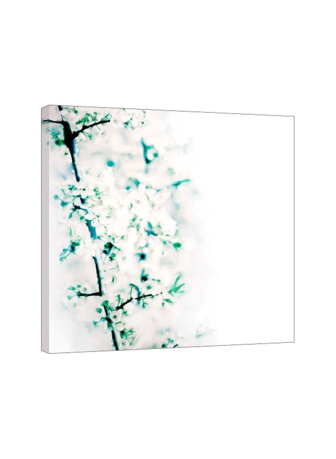 Lowhaty Canvas Wall Painting White/Green 70x70cm 