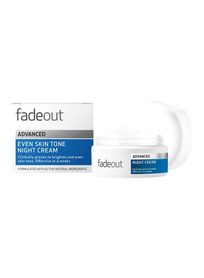 فايد أوت كريم ليلي متطور لتوحيد لون البشرة 50ملليلتر