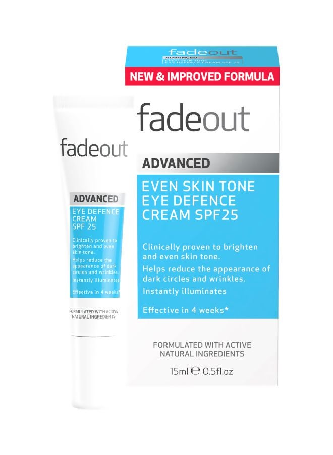 FADE OUT Advanced Even Skin Tone Eye Defence Cream SPF25 15ml 