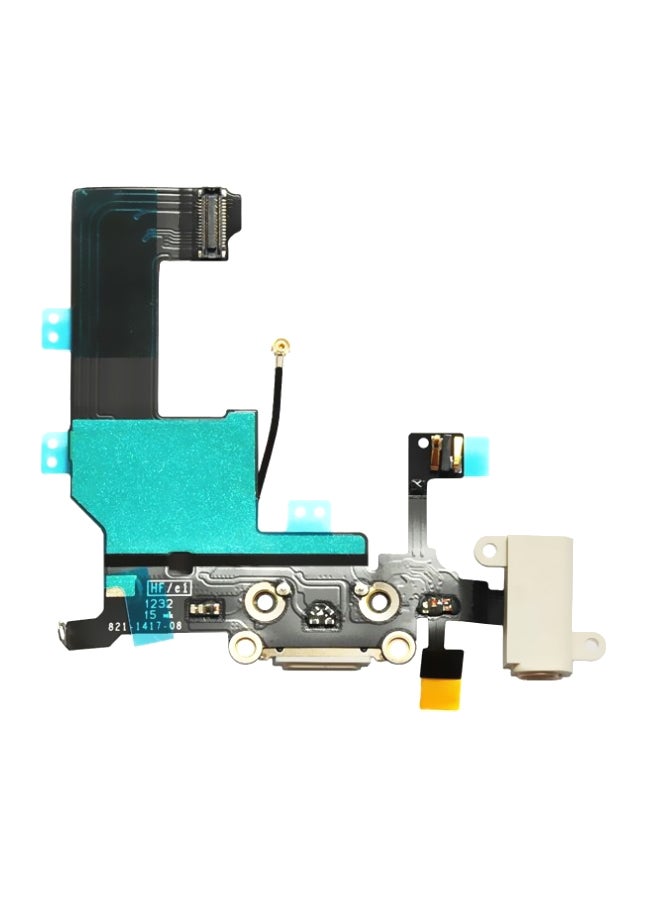 DIY Mobility Replacement Charging Port Dock And Headphone Jack Flex Cable For Apple iPhone 5s Blue/Black