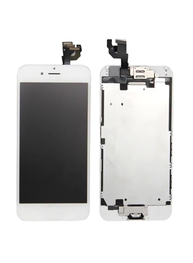 Touch Screen Replacement With Home Button For Apple iPhone 6 Plus White/Black  - Image 1