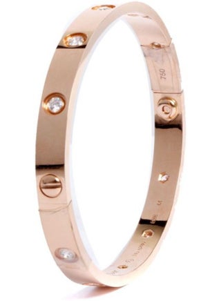 HS Titanium Cartier Style Bangle Bracelet Best Price KSA