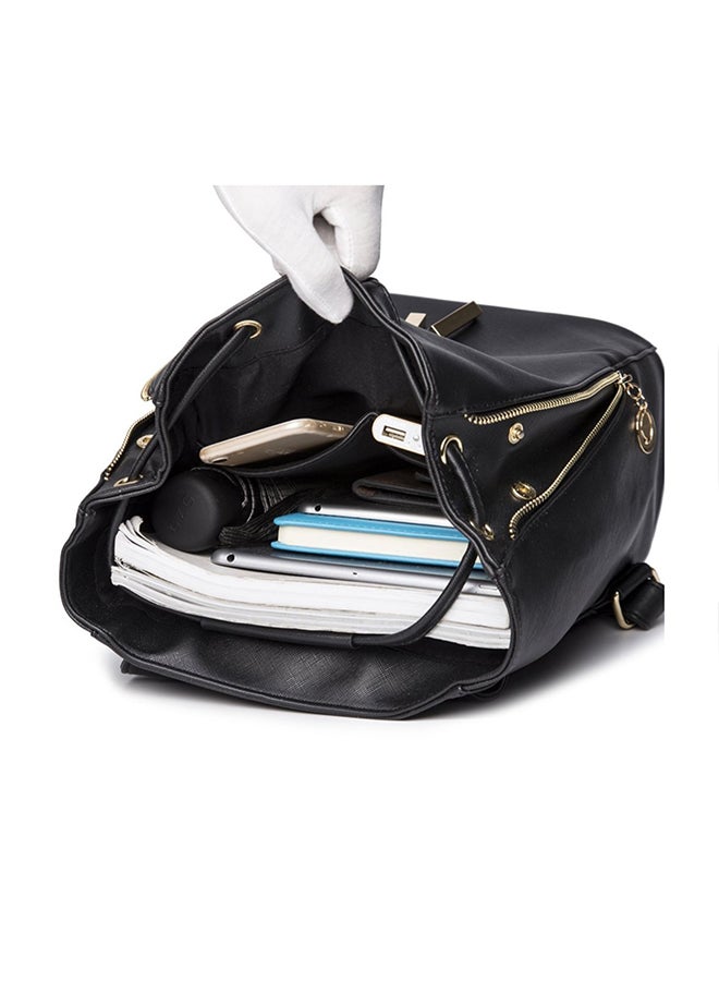 Travel Backpack 6.3 Inch Black - Image 3