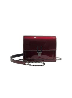 Trendy Flap Shoulder Bag Red