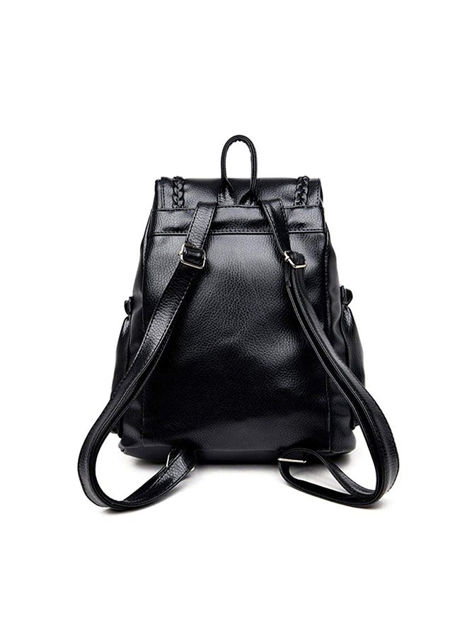 Generic - Vintage Rucksack Backpack Black - Image 1