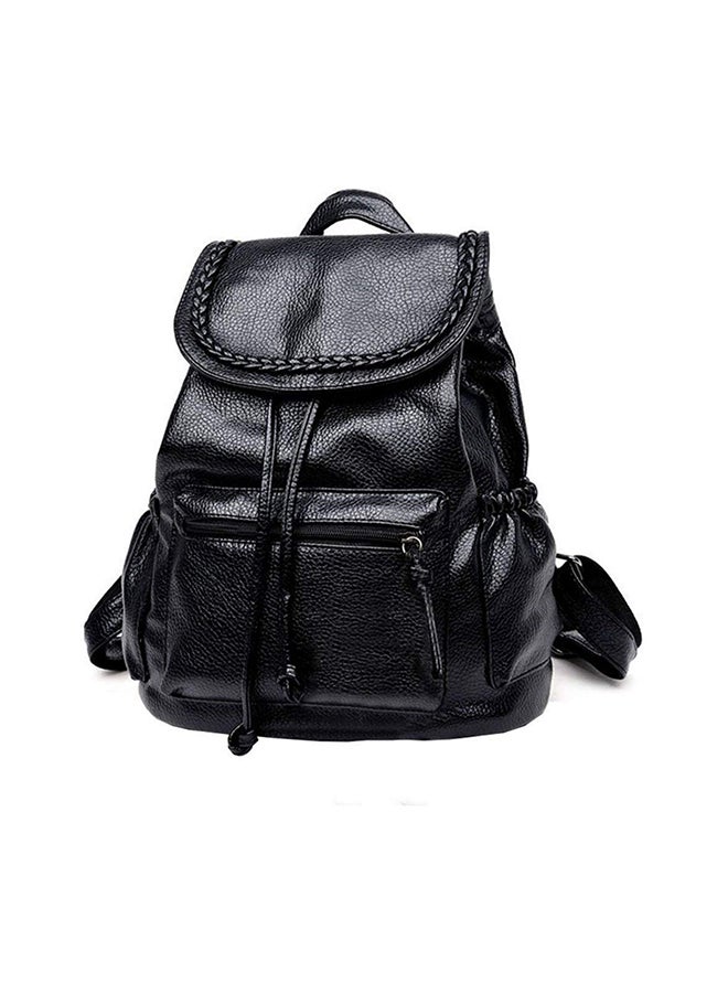 Generic - Vintage Rucksack Backpack Black - Image 1