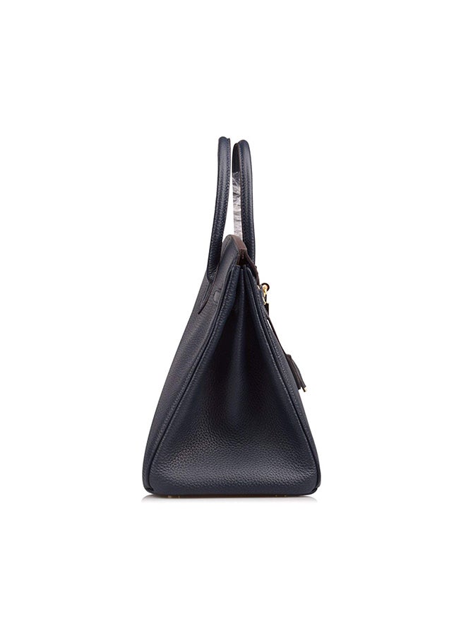 Generic - Padlock Handbag With Gold Hardware Black - Image 1
