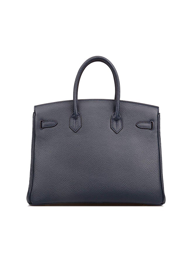 Generic - Padlock Handbag With Gold Hardware Black - Image 1