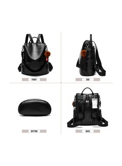 Generic Anti-theft Casual Shoulder Backpack Black  - Image 2