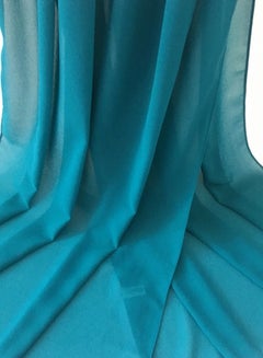 Cuts & Fits Crepe Chiffon Scarf Teal  - Image 3