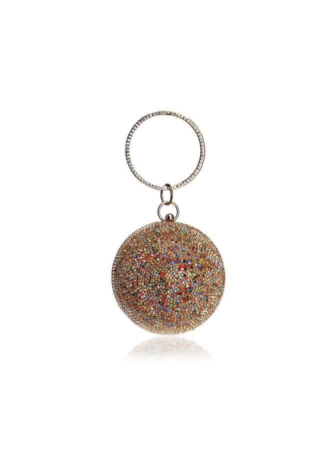 LisaAn - Stone Embellished Clutch Multicolor - Image 1
