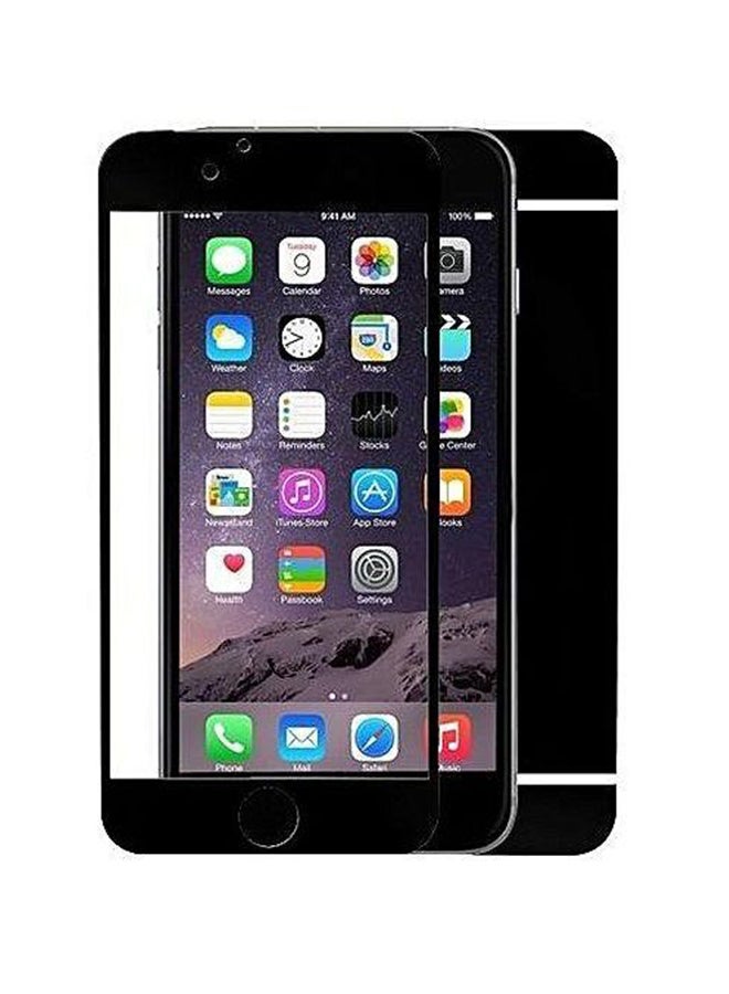 Glass Screen Protector For Apple iPhone 6 Plus Clear/Black
