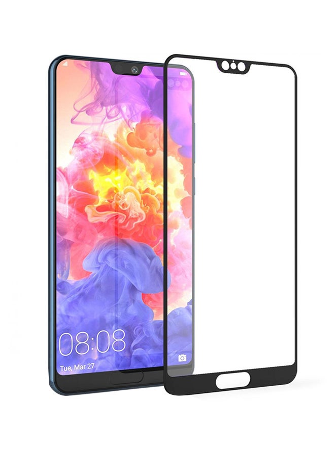 Glass Screen Protector For Huawei P20 Lite Clear/Black