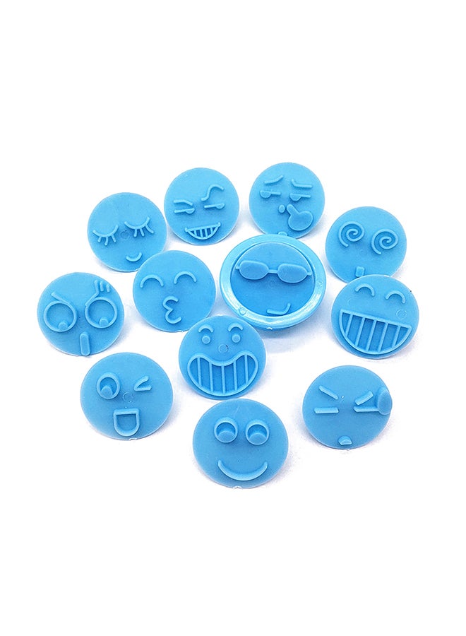 شاربدو قالب الكوكيز لون أزرق 4x4x0.5سم - Image 1